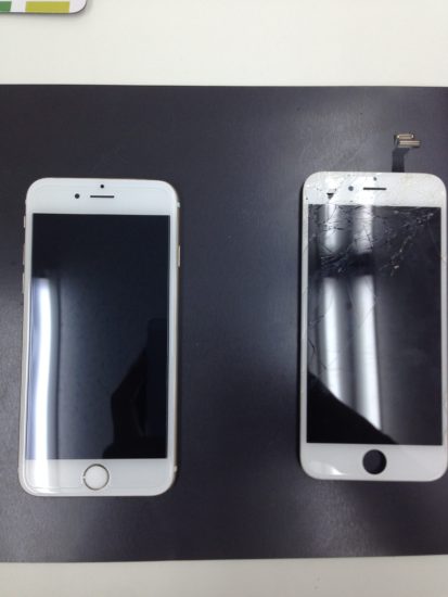iPhone6の画面修理　アフター