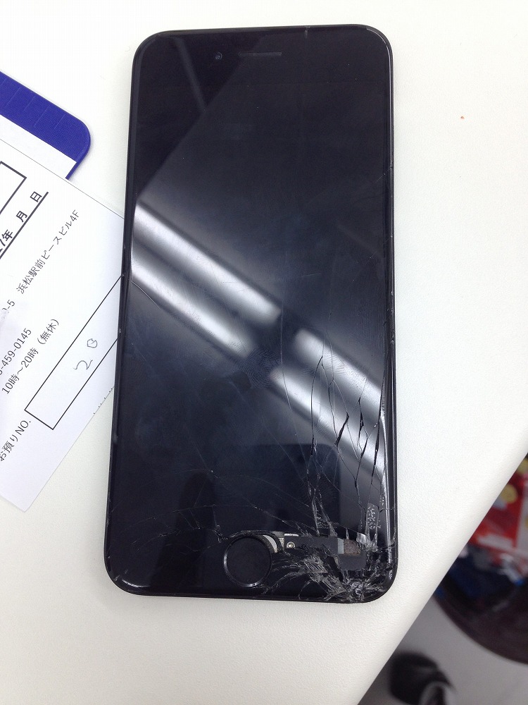 iPhone6ガラス液晶交換修理前