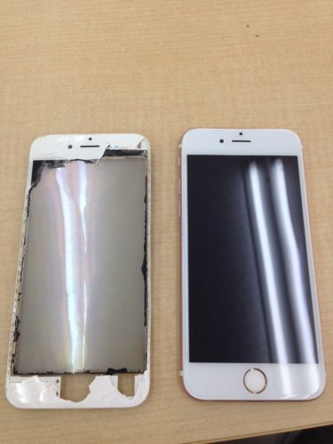 iPhone6sガラス液晶交換後