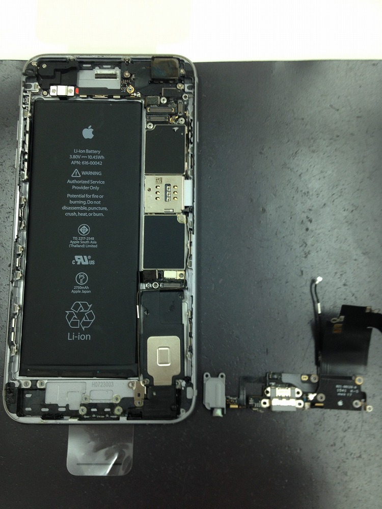 iPhone6sPlus充電口交換