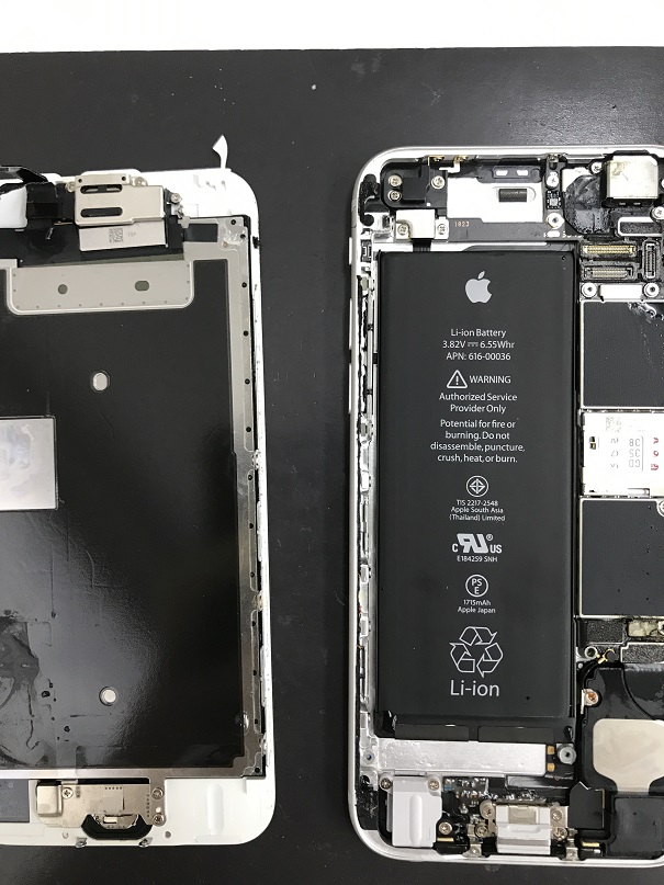 iPhone6s水没修理