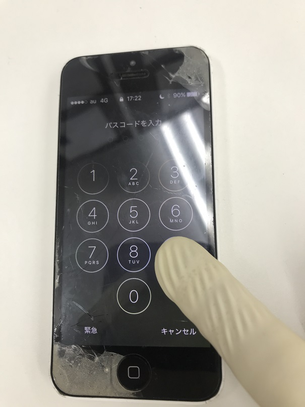 iPhone5cタッチ不良液晶交換修理