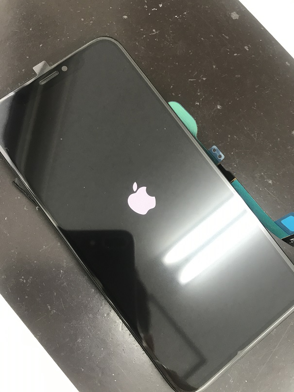 iPhoneX水没復旧画面交換修理